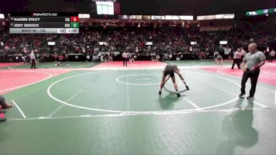 108 lbs Champ. Round 1 - Joey Sesock, HDH1 vs Kaiden Stacy, TBG1