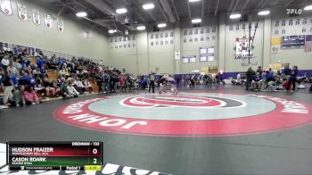 132 lbs Quarterfinal - Cason Roark, Father Ryan vs Hudson Fraizer, Montgomery Bell Aca.