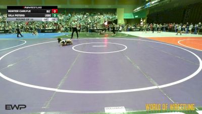 46 lbs Round Of 16 - Hunter Carlyle, Mat Demon Wrestling Club vs Uila Peters, LV Bear Wrestling Club