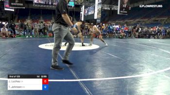 160 lbs Rnd Of 128 - Jace Luchau, California vs Tallin Johnson, Minnesota