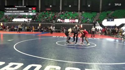 7A 175 lbs Cons. Semi - Rylan Davis, Thompson HS vs Jayden Mooneyham, Hoover