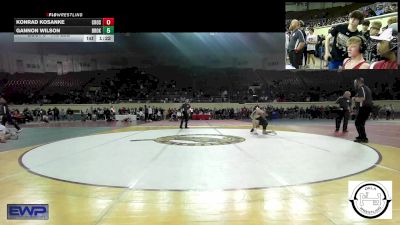 118 lbs Final - Konrad Kosanke, Crossings Christian School vs Gannon Wilson, Broken Arrow