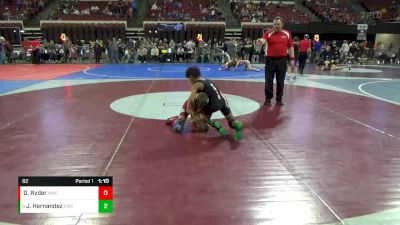 82 lbs Semifinal - Joshuah Hernandez, Cody Wrestling Club vs David Ryder, Heights Wrestling Club