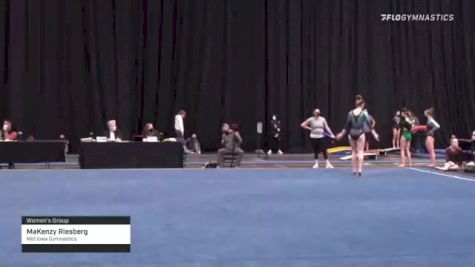 MaKenzy Riesberg - Women's Group, Mid Iowa Gymnastics - 2021 Women's Xcel Region 4 Championships