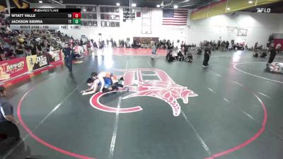 190 lbs Semifinal - Jackson Sierra, Team Thunder vs Wyatt Valle, Threshold WC