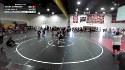150 lbs Semifinal - Lucas Mojica, Rosemead Panther Wrestling vs Mason Clowminzer, San Marcos High School