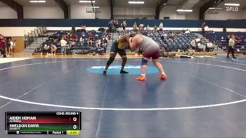 285 lbs Cons. Round 4 - Aiden Homan, Alvernia vs Sheldon Davis, Averett