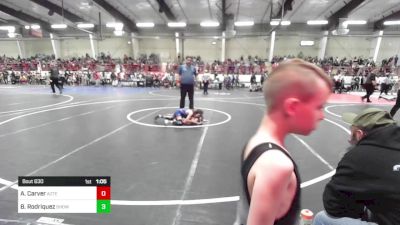 57 lbs Rr Rnd 3 - Ayden Carver, Aztec vs Brantley Rodriquez, Show Low