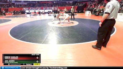 1A 106 lbs 3rd Place Match - Drew Sadler, Anna (A.-Jonesboro) vs Ian Akers, Peoria (Notre Dame)