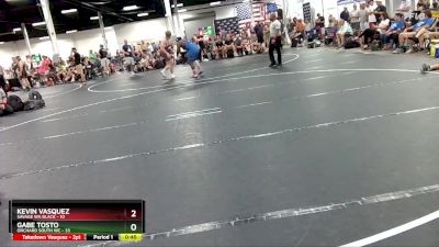 165 lbs Round 1 (4 Team) - Kevin Vasquez, Savage WA Black vs Gabe Tosto, Orchard South WC