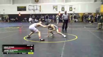 157 lbs 1st Place Match - James Scavuzzo, Highland (Medina) vs Adam Ryder, Wadsworth