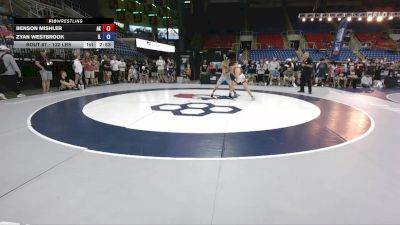 132 lbs Champ. Rd Of 128 - Benson Mishler, AK vs Zyan Westbrook, IL