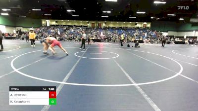 175 lbs Round Of 64 - Aidan Rowells, IL vs Kole Katschor, MI