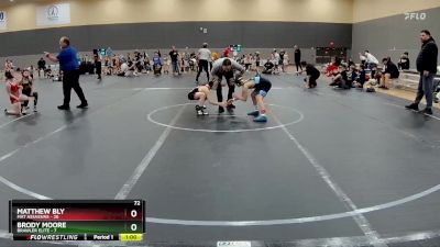 72 lbs Round 2 (10 Team) - Brody Moore, Brawler Elite vs Matthew Bly, Mat Assassins