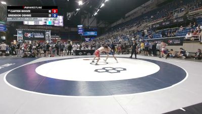 120 lbs Cons. Rd Of 32 - Carter Booze, Nebraska vs Brendon Oehme, South Dakota
