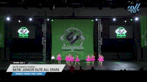 5678! Dance Studio - 5678! Junior Elite All Stars [2023 Junior - Pom - Large Day 3] 2023 ASC Schaumburg Showdown & CSG Schaumburg Dance Grand Nationals