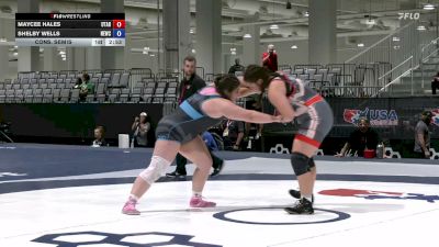 235 lbs Cons. Semis - Maycee Hales, Utah vs Shelby Wells, NB Elite Wrestling Club