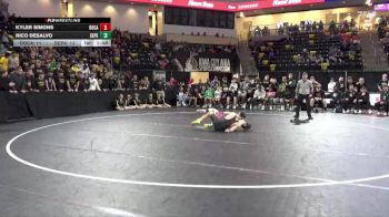 138 lbs Semis - Nico DeSalvo, Southeast Polk vs Kyler Simons, Dowling Catholic