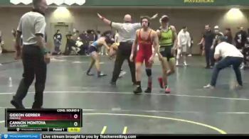 145 lbs Cons. Round 6 - Gideon Gerber, Oakdale vs Cannon Montoya, Slam Academy