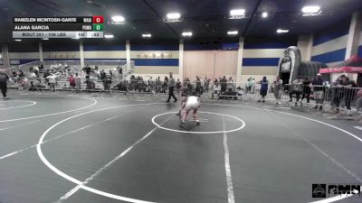 109 lbs Consi Of 8 #2 - Ramzlen McIntosh-Gante, Waianae Wrestling vs Alana Garcia, Poway Elite