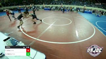 100 lbs Round Of 16 - Tytan Ellis, Coweta Tiger Wrestling vs Eli Berry, Prodigy Wrestling