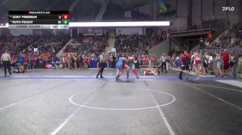 185 lbs Champ. Round 1 - Zoey Freeman, Lawrence Elite vs Ruth Feight, Republic Co