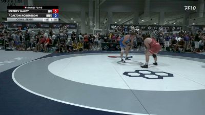 100 kg Cons. Semis - Jeffrey Haley, Hawks Wrestling Club vs Dalton Robertson, Mile High Wrestling Club