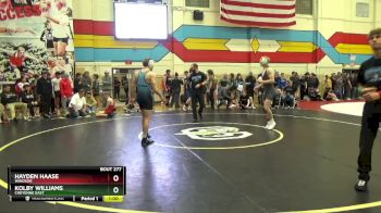 138 lbs Cons. Round 2 - Kolby Williams, Cheyenne East vs Hayden Haase, Windsor