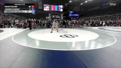 285 lbs Champ. Rd Of 128 - Isaiah Collins, MO vs Andrew Klobnak, IL