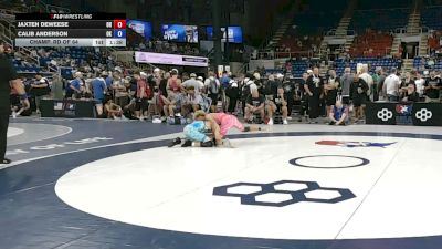 126 lbs Champ. Rd Of 64 - Jaxten DeWeese, Ohio vs Calib Anderson, Oklahoma
