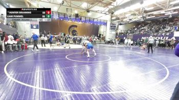 144 lbs Champ. Round 2 - Liam Pummel, Gallatin vs Hunter Branning, University High
