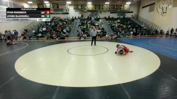 120 lbs Cons. Round 1 - Ayden Blackwell, Frisco vs Ryan Rudebeck, Richardson Lake Highlands