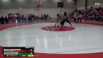 45 lbs Cons. Round 3 - Rivers Hallmark, Ironclad Wrestling Club vs Elijah Montgomery, Bobcat Wrestling