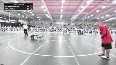 106 lbs Rr Rnd 3 - Nolan Adolphson, 84 Athletes Black vs Deklan Wills, Broad Axe Wrestling Academy HS2