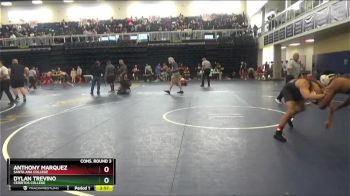 165 lbs Cons. Round 3 - Dylan Trevino, Cerritos College vs Anthony Marquez, Santa Ana College