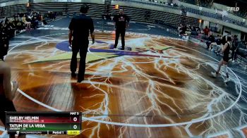 106 lbs Round 1 (4 Team) - Tatum De La Vega, Andrew vs Shelby Helmin, Milaca-Faith Christian