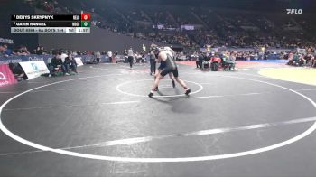 6A Boys 144 lbs Quarterfinal - Denys Skrypnyk, Nelson Boys vs Gavin Rangel, Newberg Boys