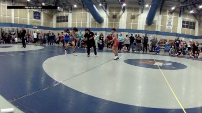 14U Boys FS - 100 lbs Cons. Semis - Brady Ramirez, Contenders Wrestling Academy vs Landan Lockel, Perry Meridian Wrestling Club