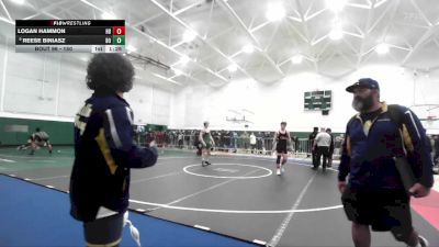 150 lbs Champ. Round 1 - Reese Biniasz, Brea Olinda vs Logan Hammon, Huntington Beach