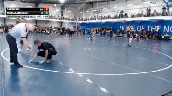 Silver 197 lbs Champ. Round 2 - Corbin Hill, North Iowa Area Community College vs John Arambasich, Upper Iowa