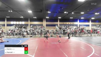 73 lbs Round Of 16 - Julvian Espino, Oakdale WC vs Jaiden Pearsall, LV Bears WC