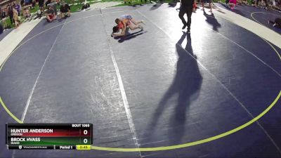 70 lbs Quarterfinal - Hunter Anderson, Oregon vs Brock Hvass, Idaho