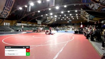 114RED lbs Rr Rnd 2 - Sage Ingleston, Whitehall vs Amara Chapones, Hoosick Falls