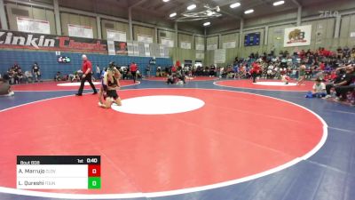 120 lbs Consi Of 16 #1 - Armani Marrujo, Clovis West vs Liam Qureshi, Fountain Valley