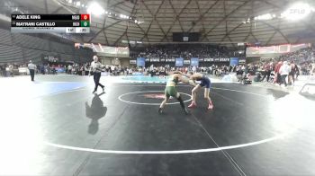 Girls 4A 100 lbs Cons. Round 2 - Adele King, Mead (Girls) vs Mayrani Castillo, Richland (Girls)