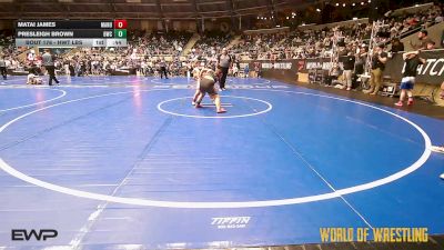 Consi Of 4 - Matai James, Manu WC vs Presleigh Brown, Bobcat Wrestling Club