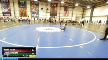 52 lbs Rd# 9- 2:15pm Saturday Final Pool - Wiley Derby, Minnesota Funky Singlets vs Jacobi Burkett, PA Gold
