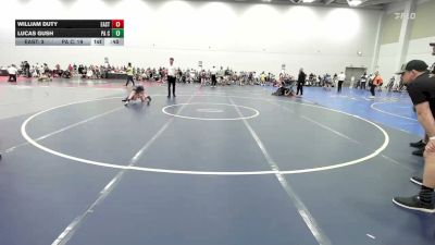 75 lbs Rr Rnd 1 - William Duty, East Carolina Elite - EL vs Lucas Gush, PA Crusaders - EL