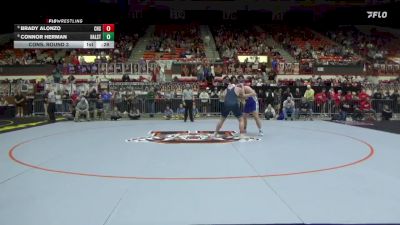 285 lbs Cons. Round 3 - Brady Alonzo, Chanute Hs vs Connor Herman, Halstead