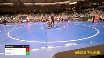 100 lbs Semifinal - Emmitt Myers, Patriot USA vs Declan Keller, DCWA